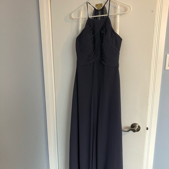 Elegant blue bridesmaid dress - Picture 1 of 5